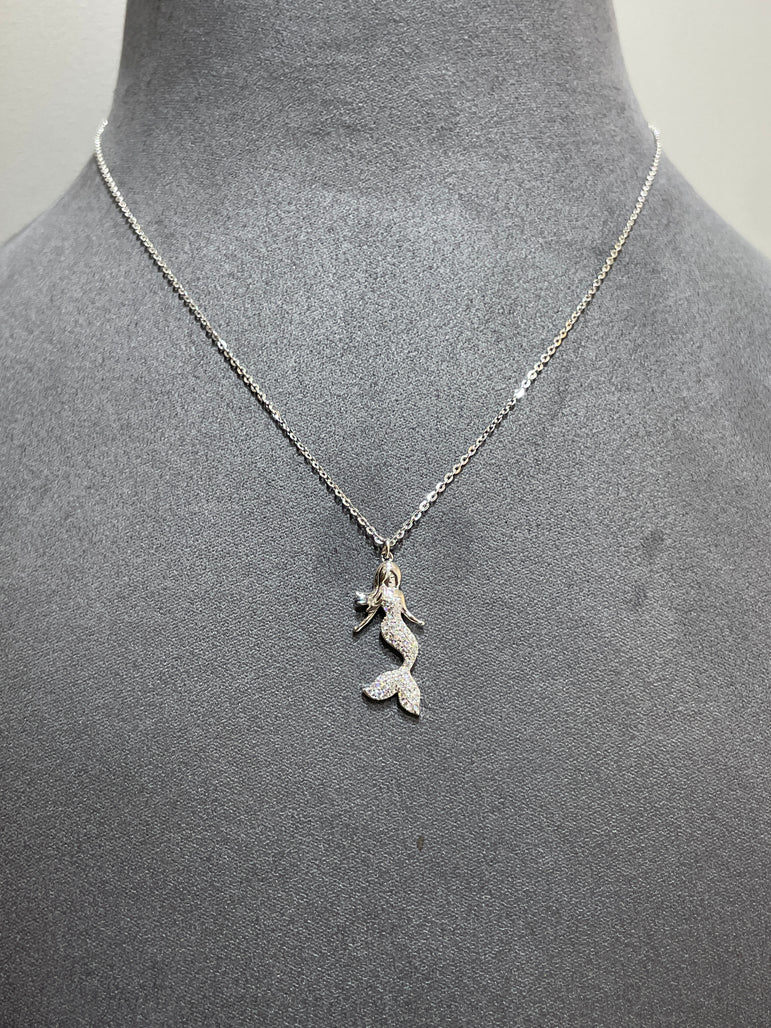 925 Silver Mermaid Pendant