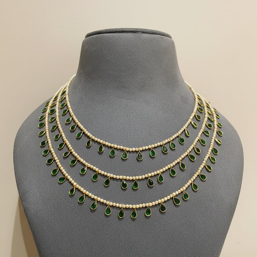 Three-Tiered Mala Necklace