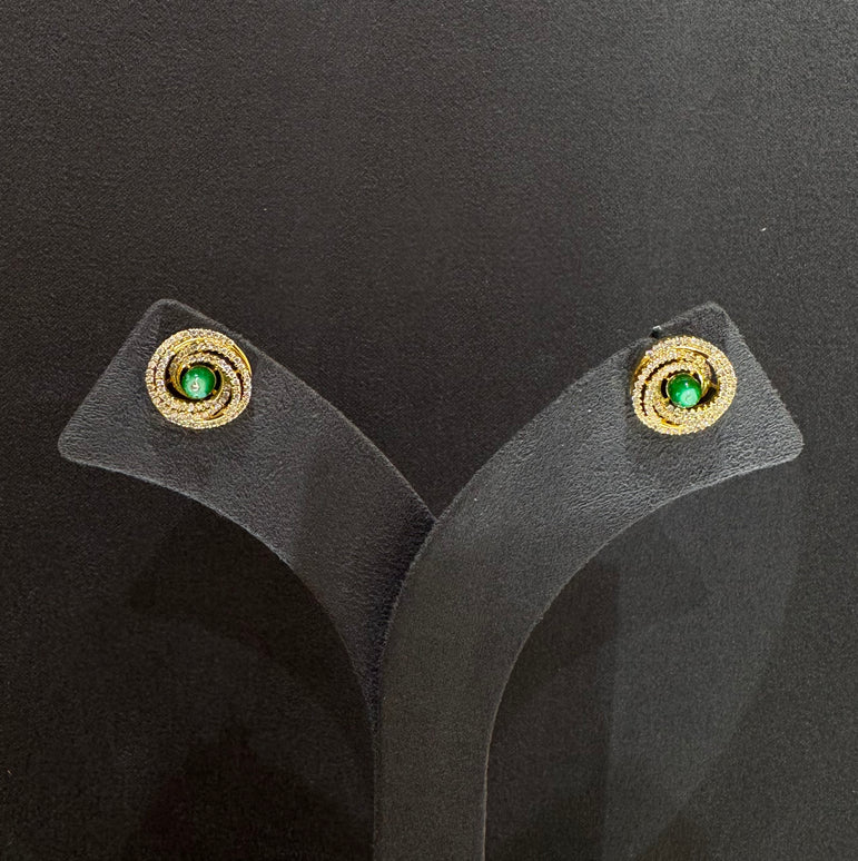 925 Silver Spiral Earrings