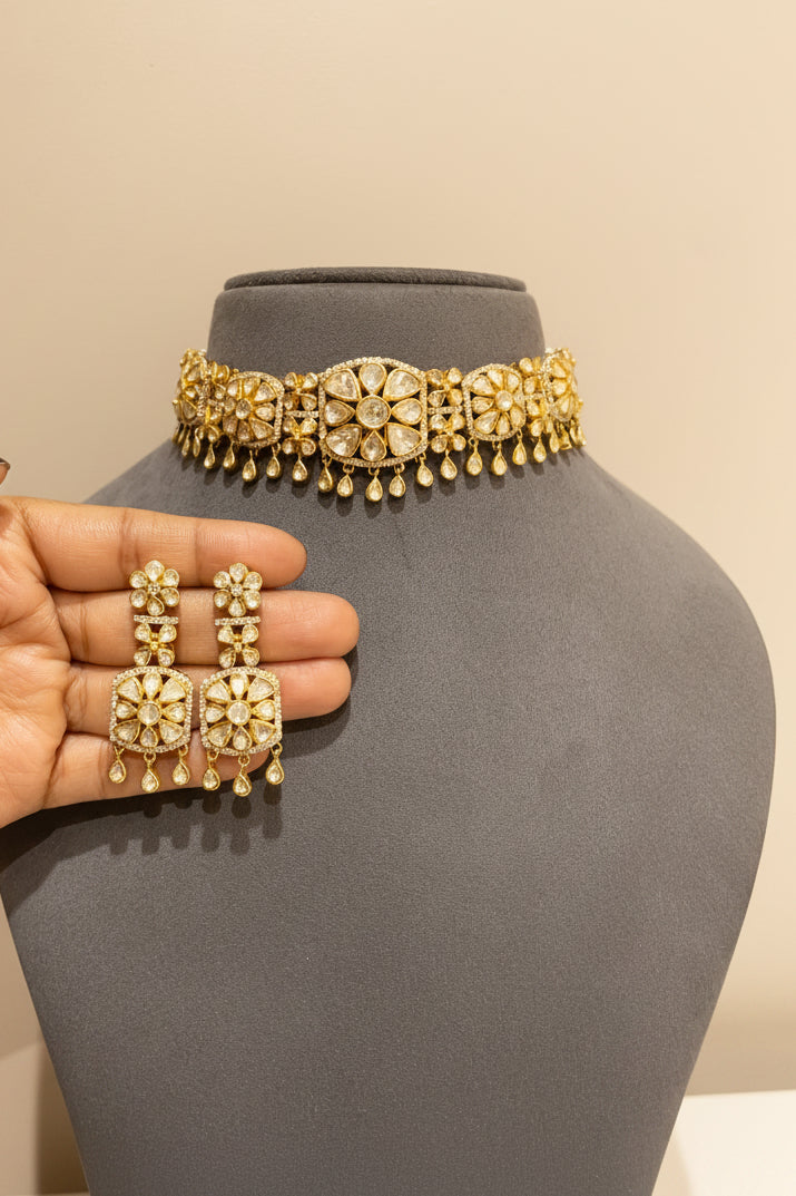 Floral Radiance Polki Choker