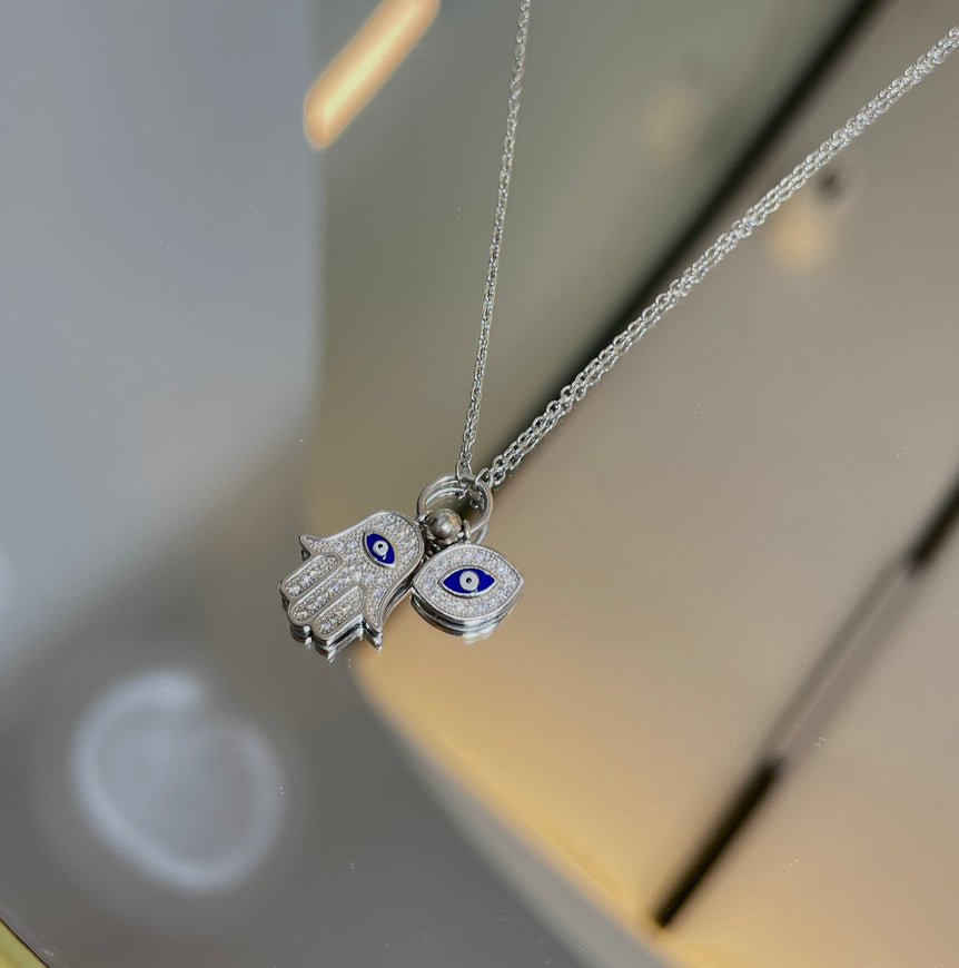 925 Silver Duo Nazaria Pendant