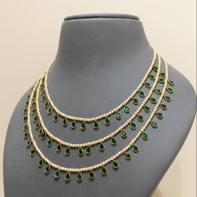 Three-Tiered Mala Necklace