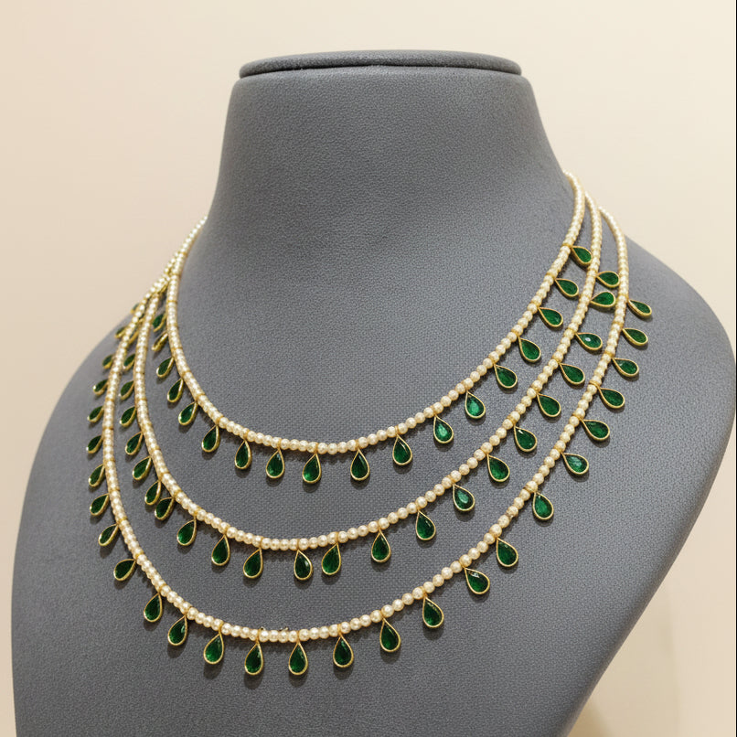 Three-Tiered Mala Necklace