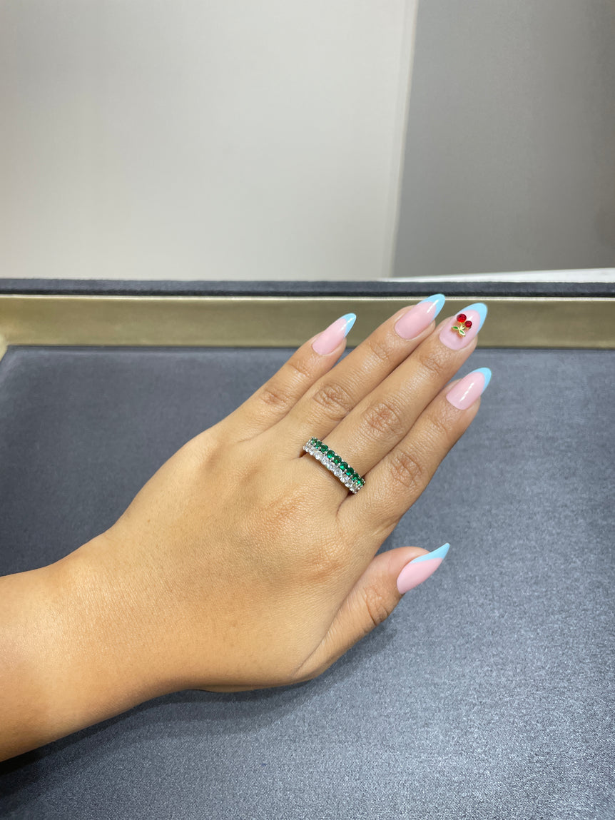 925 Silver American Diamond Ring