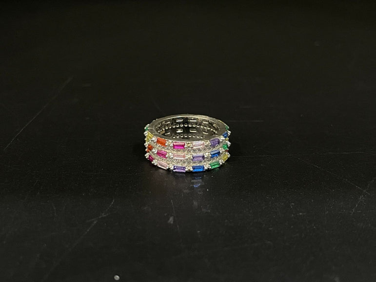COLORFUL BAND PURE SILVER - Olivearajewels