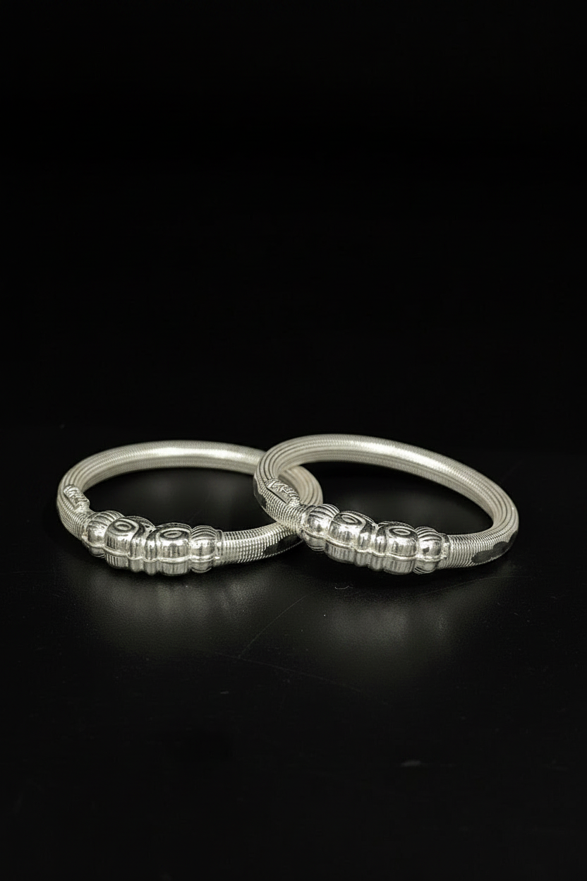 Classic Textured Baby Kada Pair