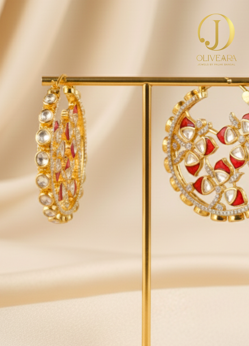 Ethnic Silver Earrings