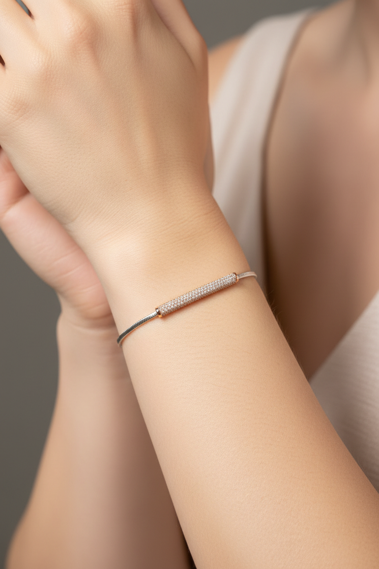 Starlight Crystal Flex Diamond Look Bracelet