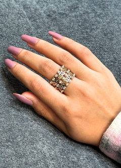 925 Silver 2 in 1 Openable Bangle Cum Ring