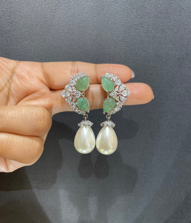 925 Silver Pearl Earring