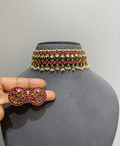 925 Silver Lalima Choker Set