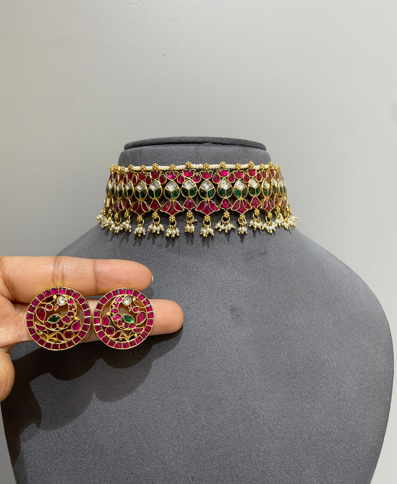 925 Silver Lalima Choker Set