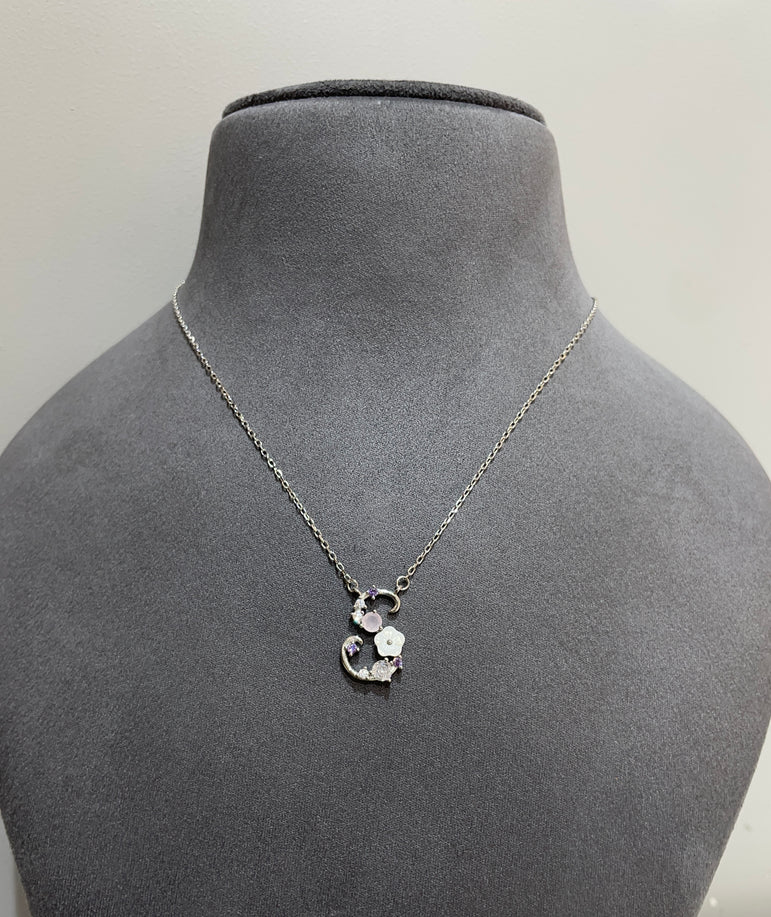 925 Silver S Initial Pendant