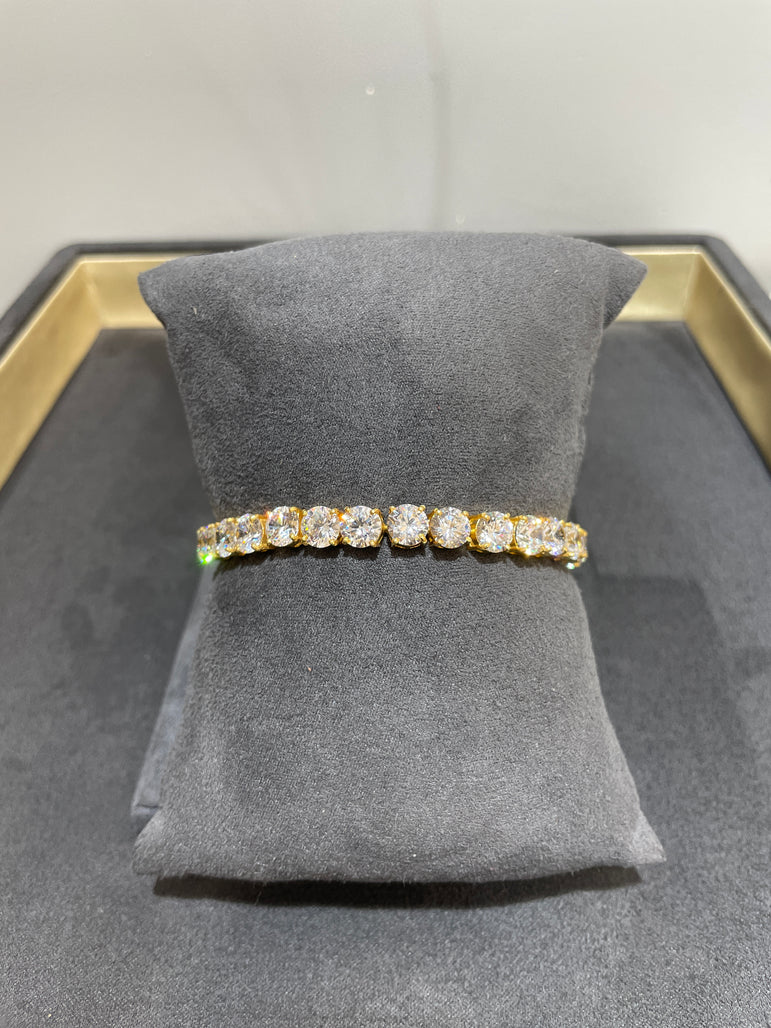 925 Silver Moissanite Diamond Tennis Bracelet