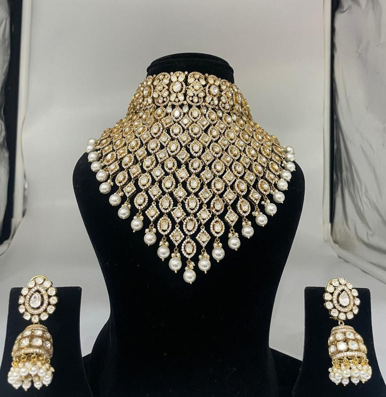 BRIDAL PURE SILVER HEAVY SET - Olivearajewels