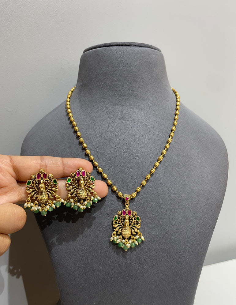 925 Silver Mor Pendant Set