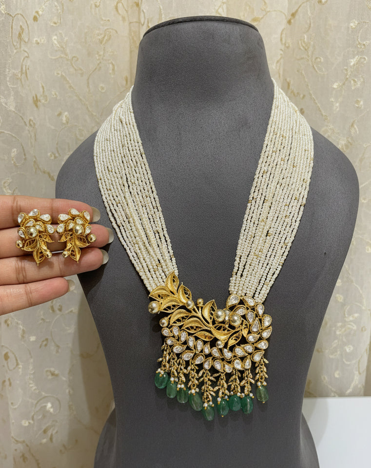 Heritage Sculpted Botanical Polki Set