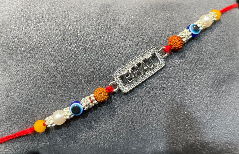 Luxury "BHAI" Silver Rakhi