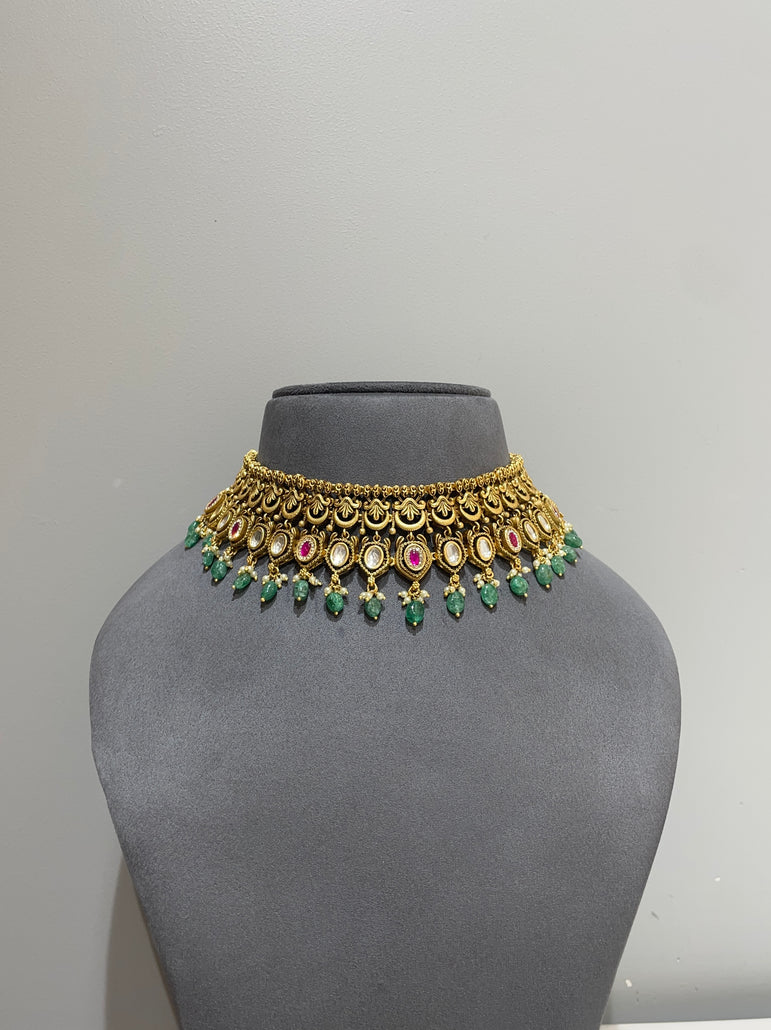 925 Silver Kanakavalli Bridal Choker Set