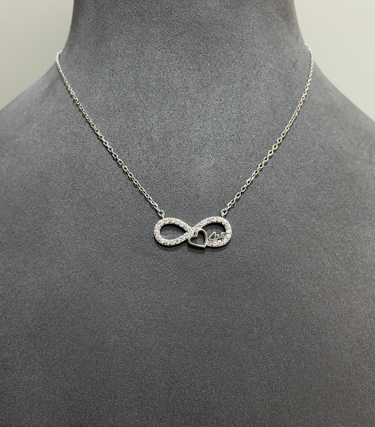 925 Silver Infinity Pendant