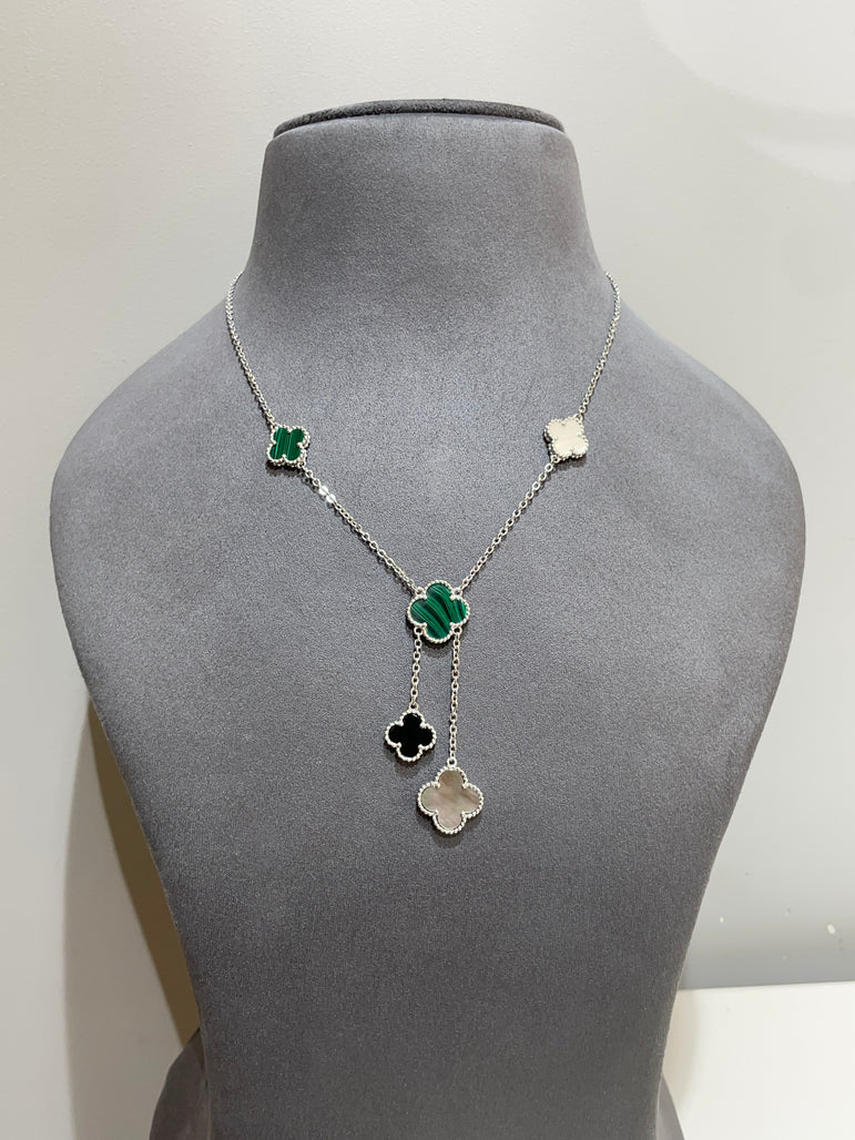 925 Silver Mix Colour Van cleef  Inspired Pendant