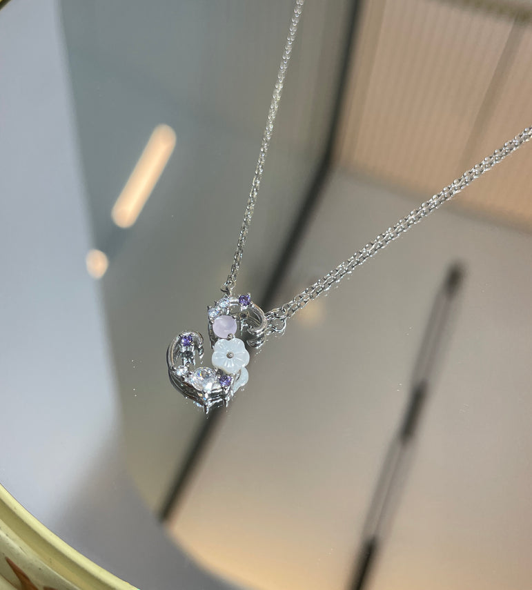 925 Silver S Initial Pendant