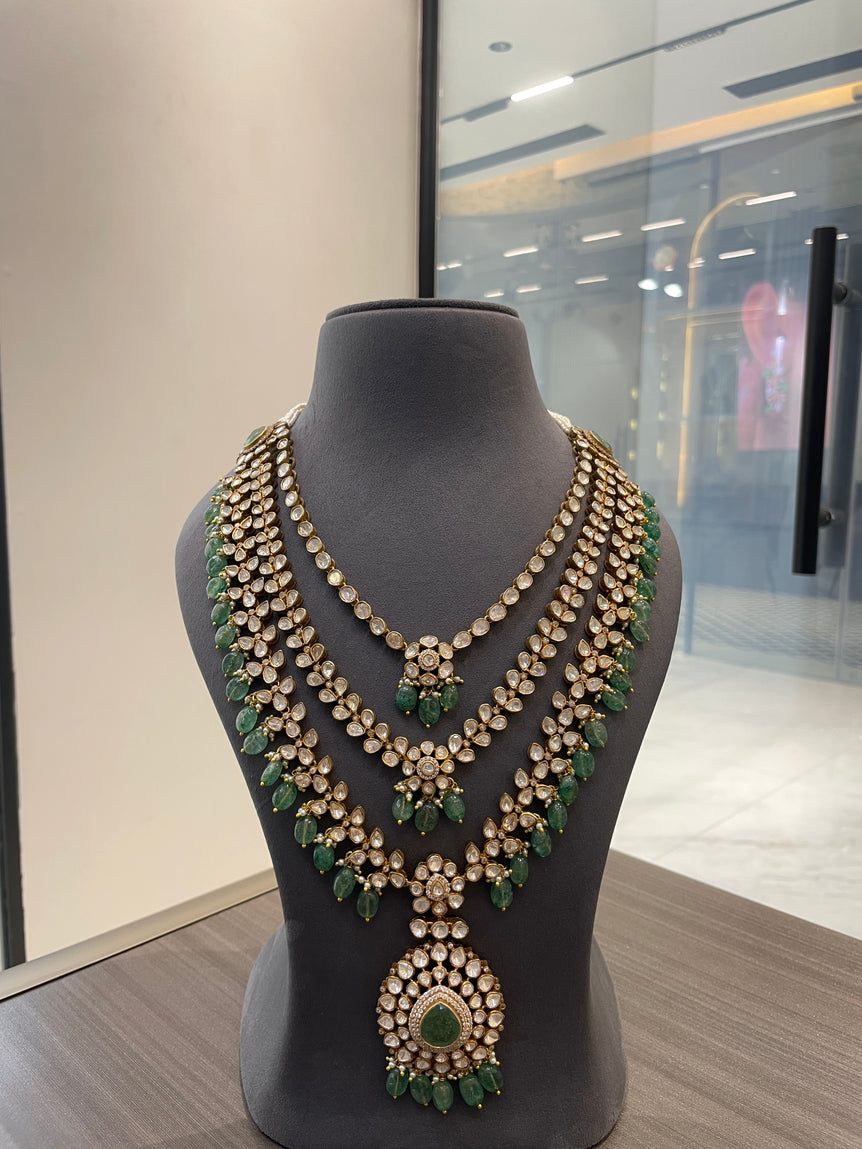 3 LINE BRIDAL SET PURE SILVER