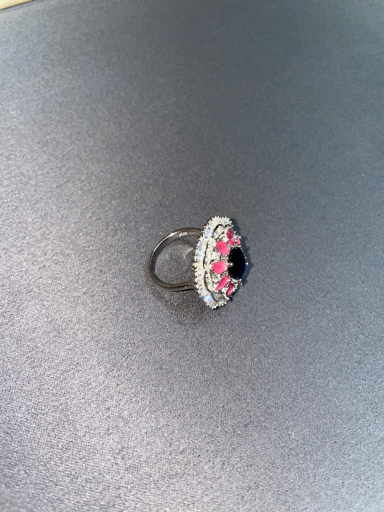 Sapphire Cocktail Diamond Ring