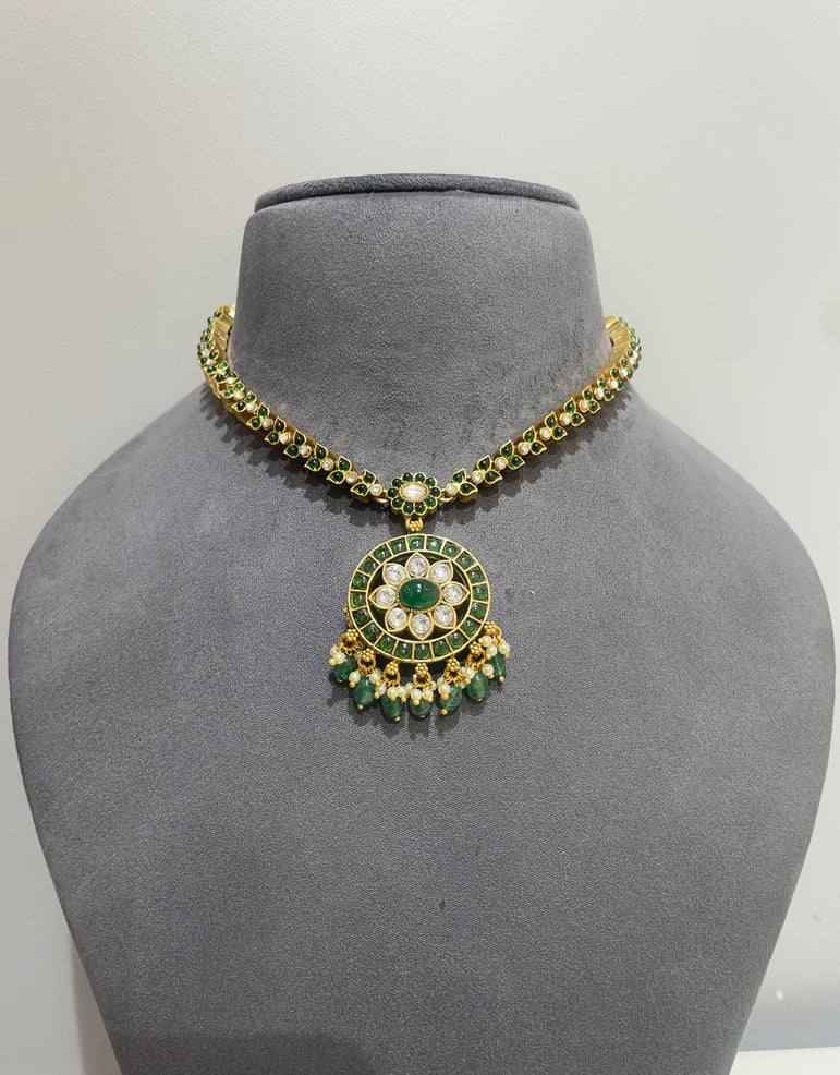 925 Silver Yugma Reversible Necklace set