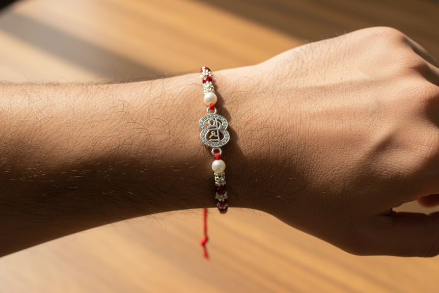 'Veer' Infinite Bond Silver Rakhi