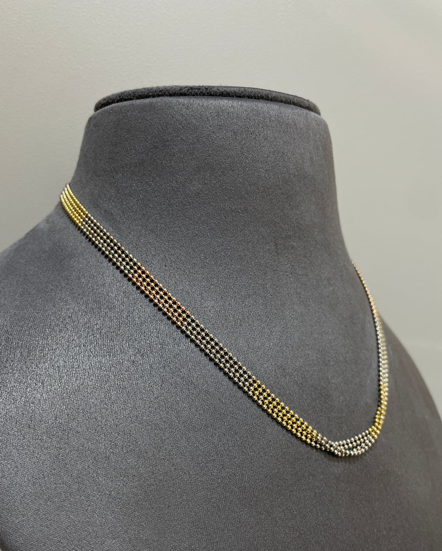 925 Silver Quadruple Chain