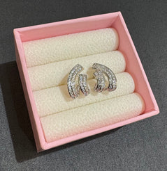 Minimal Diamond Look Studs Earrings
