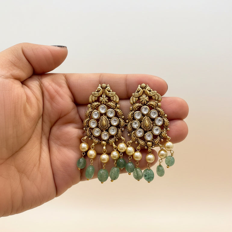 Antique Nakshi Crescent Choker