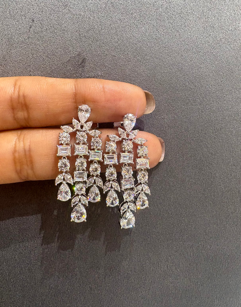 Solitaire Moissanite Diamond Single Line Necklace