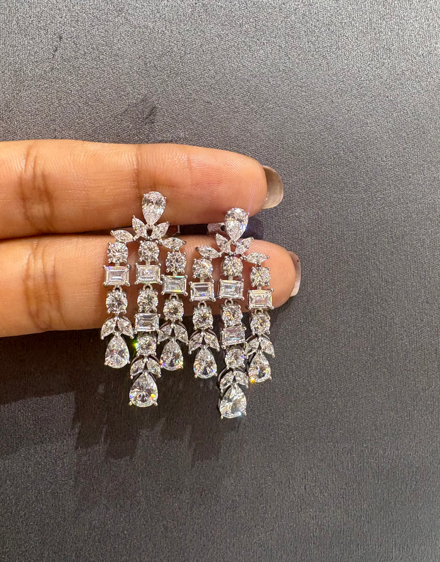 Solitaire Moissanite Diamond Single Line Necklace