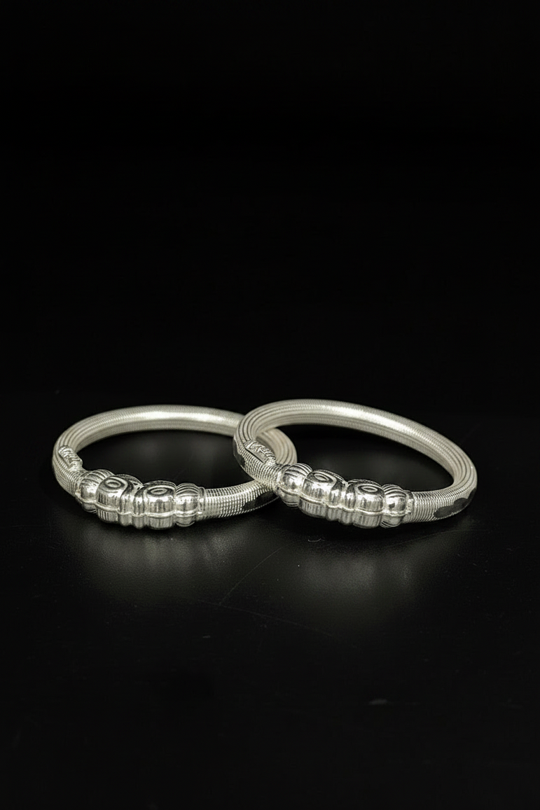 Classic Textured Baby Kada Pair