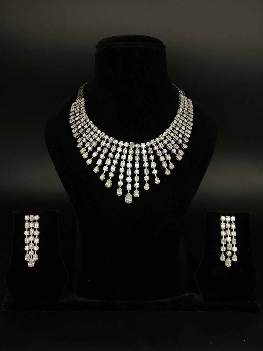 HEAVY 14KT GOLD LAB-GROWN DIAMOND SET - Olivearajewels